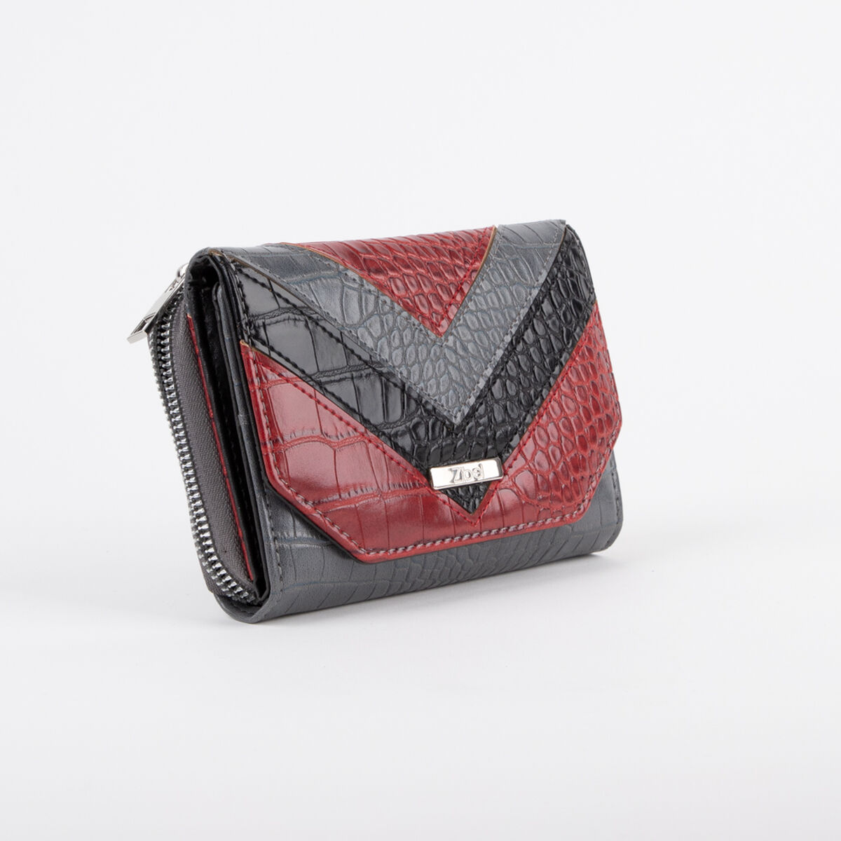 Billetera Negro-Rojo Zibel
