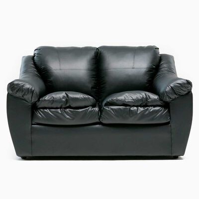 Imagen 1 del producto Sofá Cabsur Galicia 2 Cuerpos PU Negro