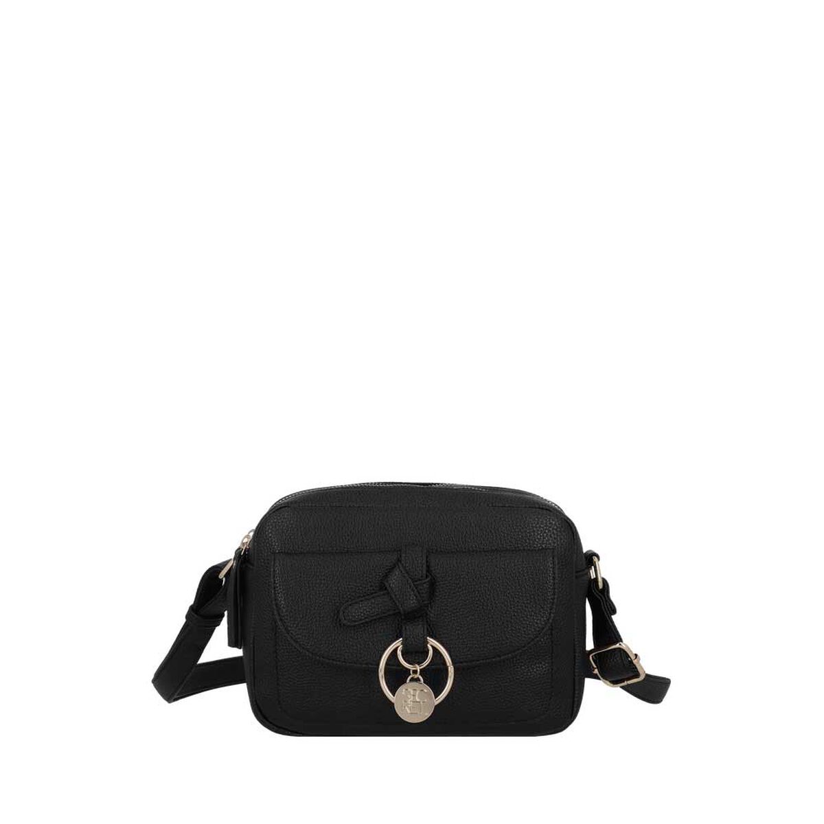 Cartera Bandolera Secret Mantua SC7 Peque&ntilde;a Negra