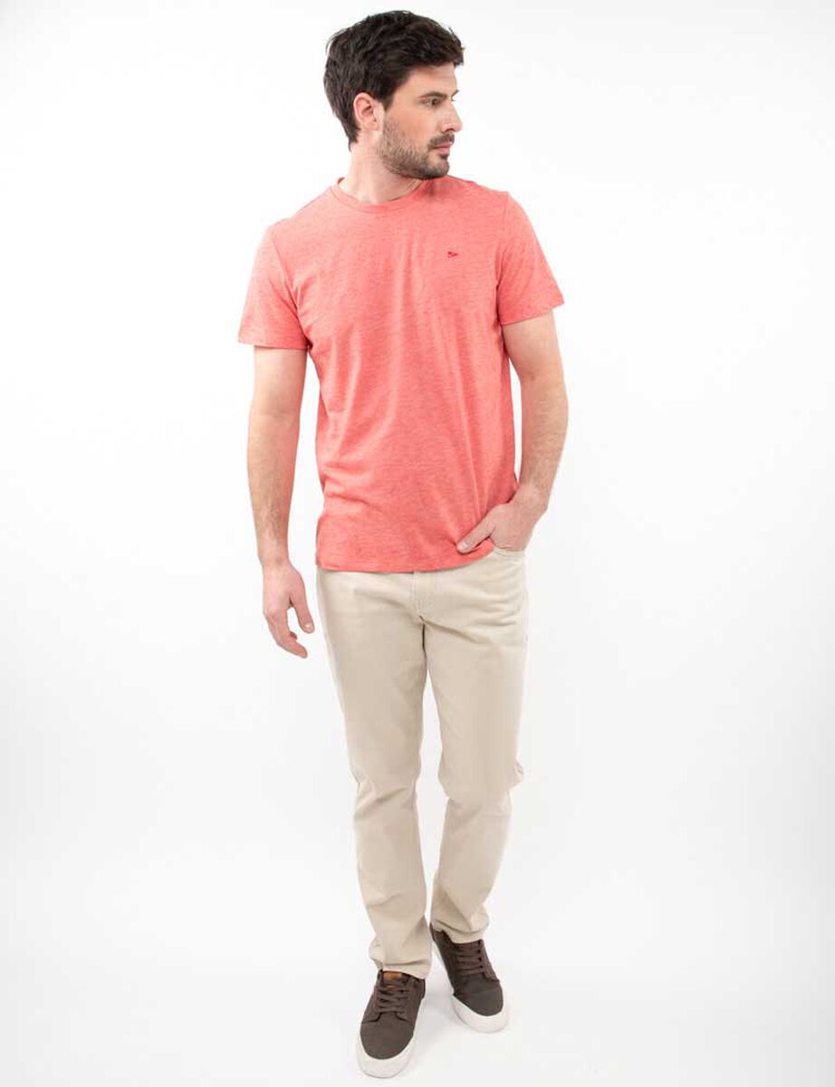 Polera Lisa Manga Corta Hombre Portman Club