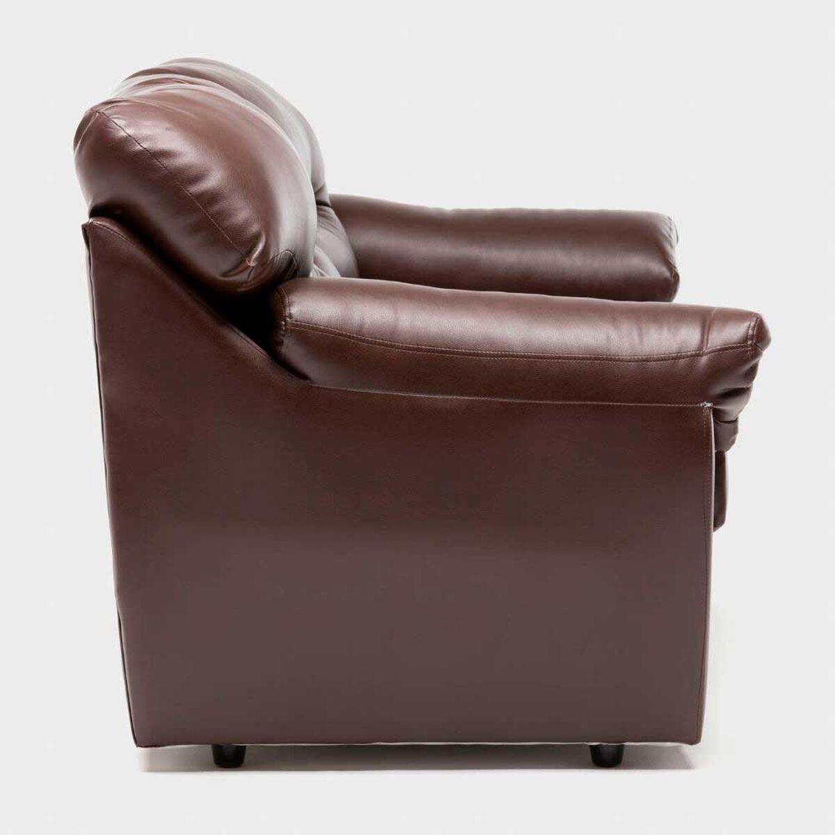 Sofá Cabsur Zeus 3 Cuerpos PU Café