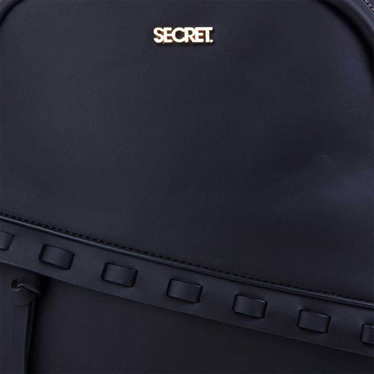 Mochila De Mujer Budapest Negra Mediana Secret