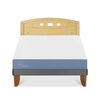Cama Europea CIC 2 Plazas Excellence + Respaldo Gales Mostaza