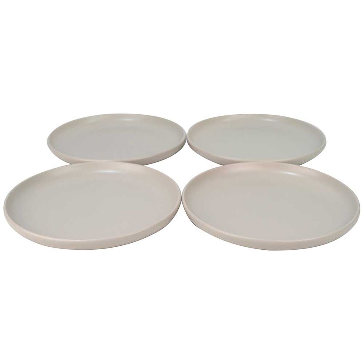 Set 4 Plato Pan Doral Porto Servo Crema