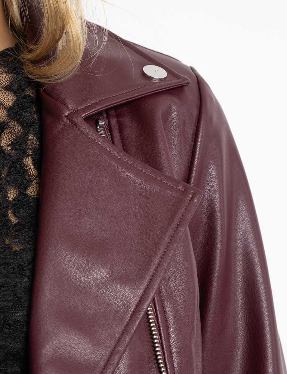 Chaqueta Biker Ecocuero Mujer Icono
