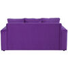 Sofá Felpa Bodevir Kendy 3 Cuerpos Morado