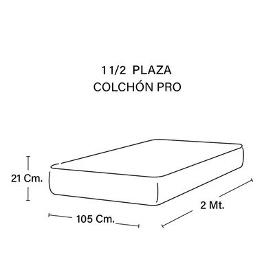 Imagen 2 del producto Colchón Latam Home 1,5 Plazas Zen Pro
