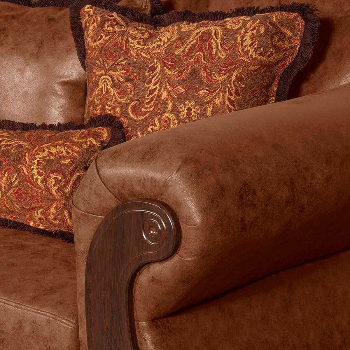 Juego de Living Black Factory Estambul 5 Cuerpos Terracota