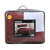 Quilt Liso Mashini 2 Plazas Burdeo