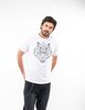 Polera Slim Con Estampado Manga Corta Hombre Zibel