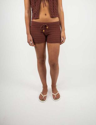 Imagen 1 del producto Short Mini Mujer Icono Cafe