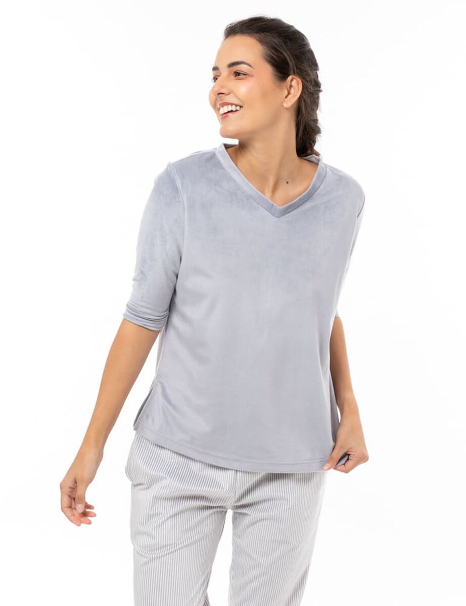 Pijama Plush de Microfibra Mujer Zibel