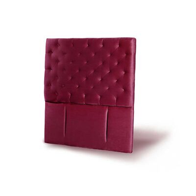 Imagen 2 del producto Respaldo Latam Home 1 Plaza Brescia Tela Velvet Burdeo