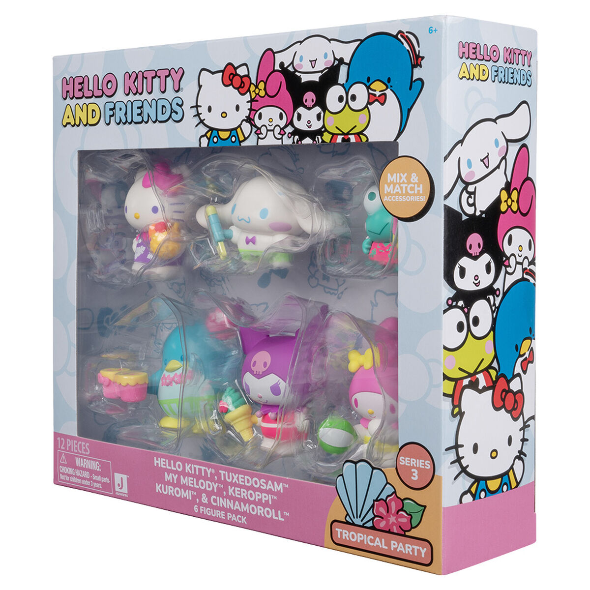Pack De 6 Figuras Hello Kitty