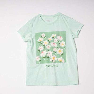 Polera Manga Corta Niña Chess