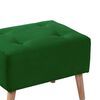 Pouf Latam Home Niza Tela Velvet Verde