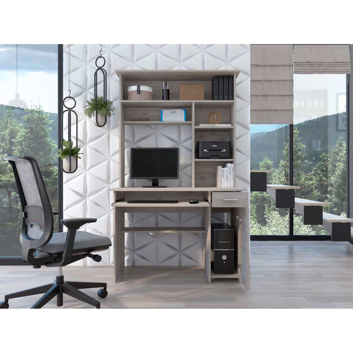 Escritorio Tuhome 180 Ceniza