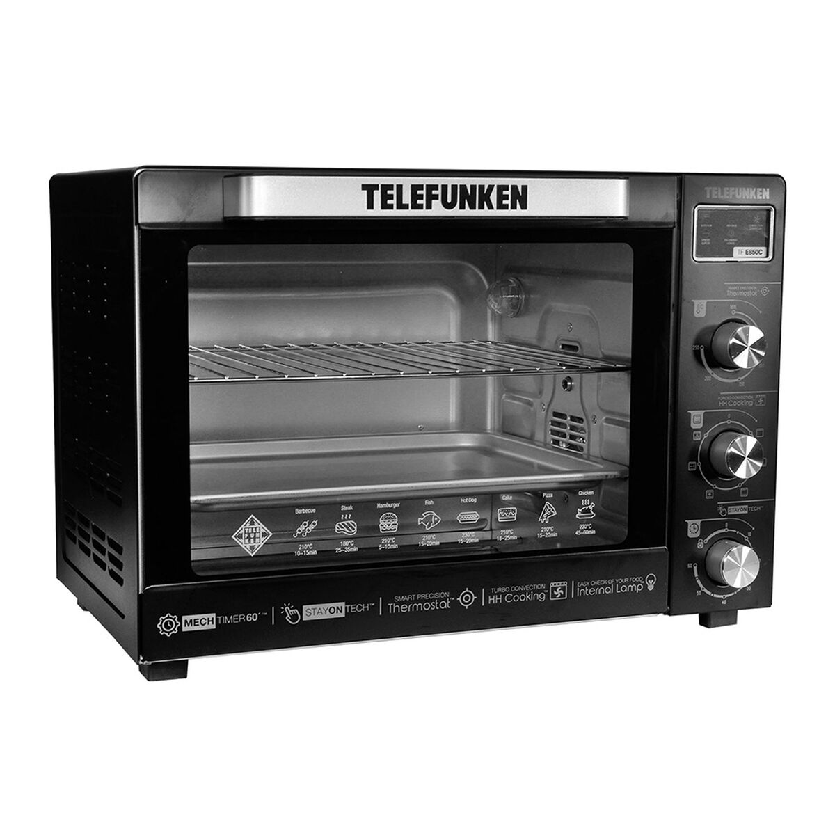 Horno Eléctrico Telefunken Tf-E850C 80 lts.