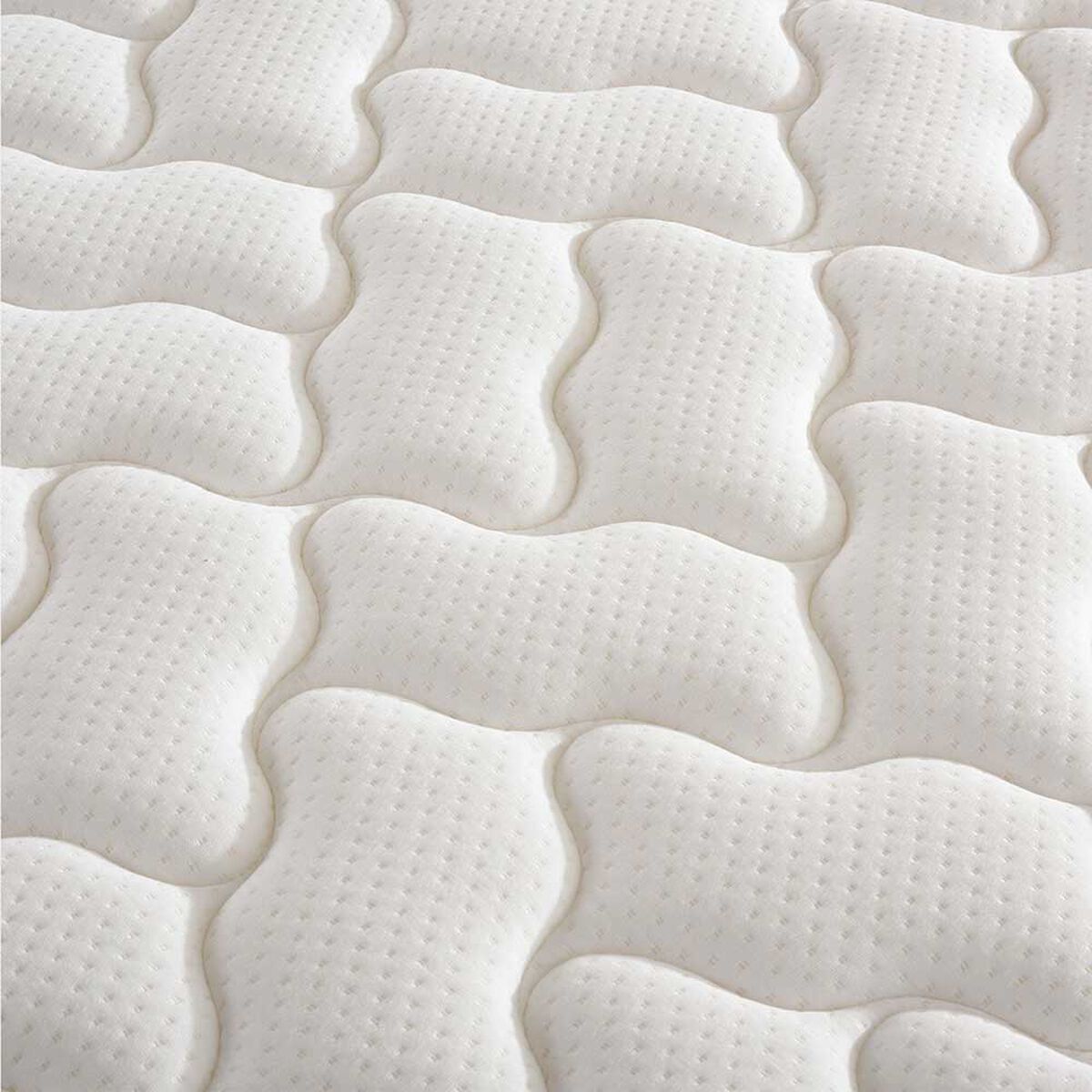 Cama Europea CIC 1,5 Plazas Anatomic + Respaldo +  Velador New Villarrica