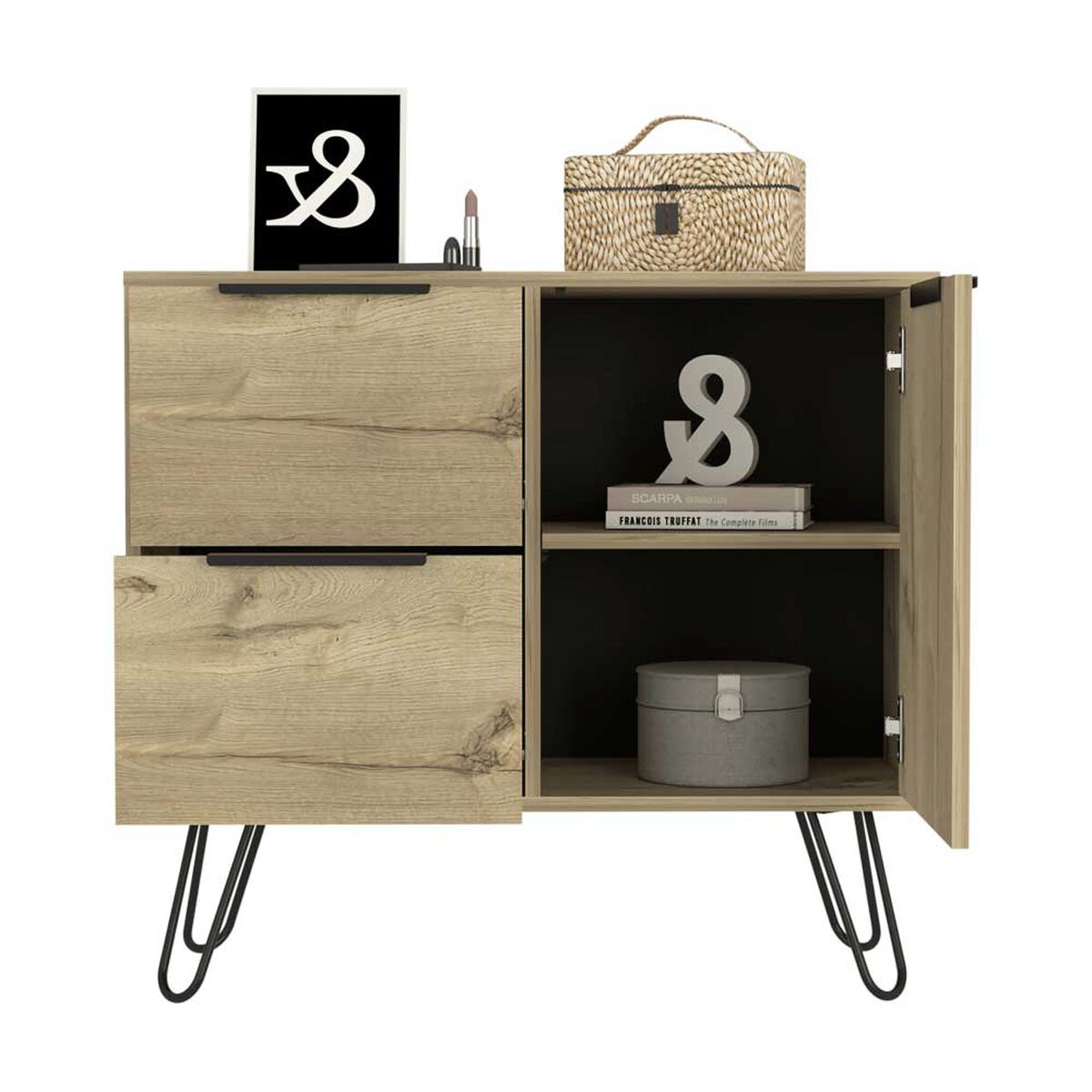 Cómoda TuHome Concept D Duna Wengue 2 Cajones