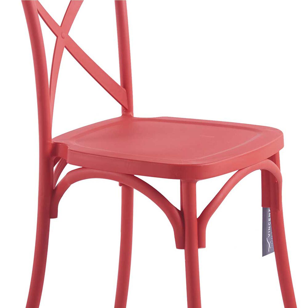Silla Vincenzi Crossback Rojo