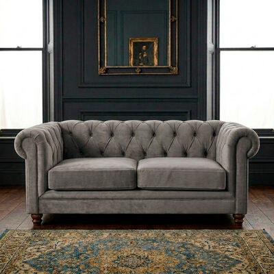 Sof&aacute; Latam Home Florencia 2 Cuerpos Gris