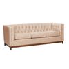 Sofá Latam Home Cuero Colorado Roma 3 Cuerpos Beige