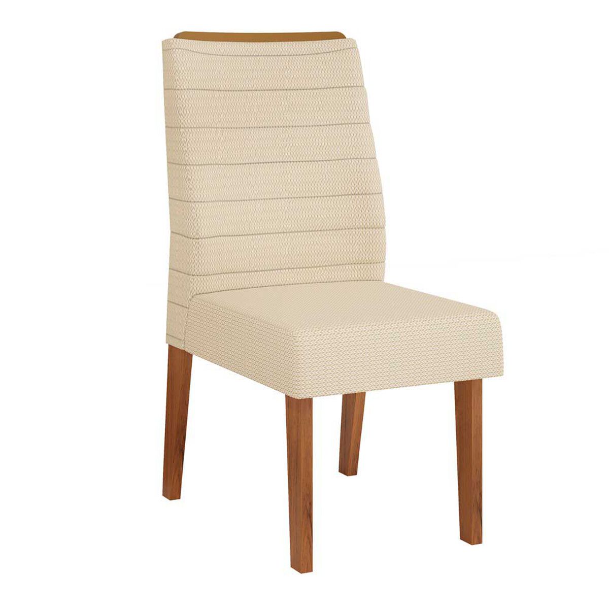 Juego de Cómedor Altavision Luma 6 Sillas Blanco Crema
