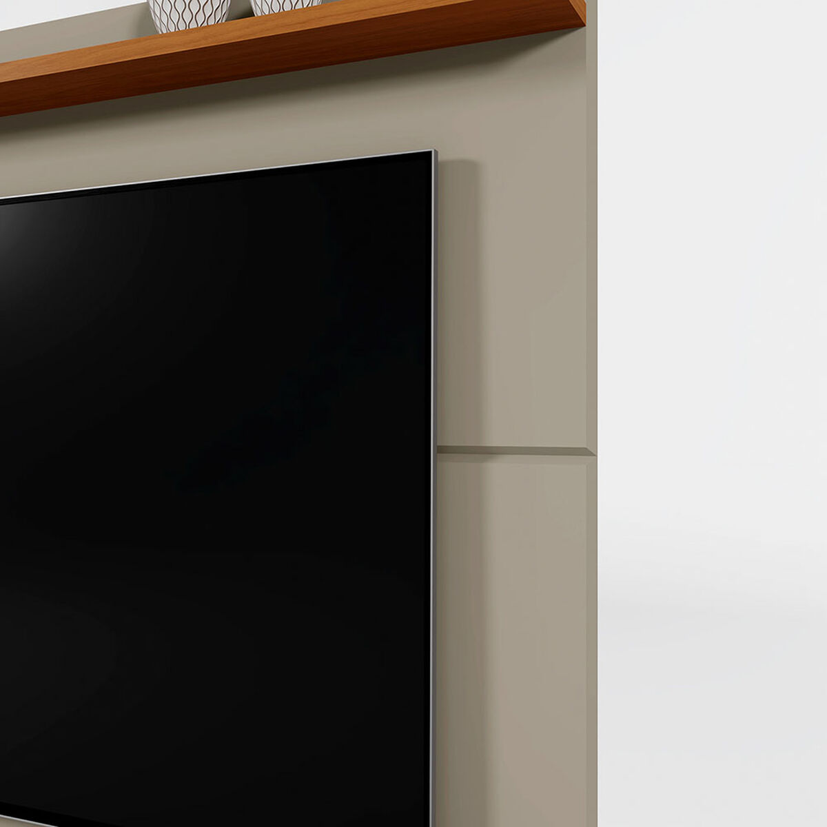 Panel TV Vekkahome Morretes 70" Pulgadas Gris
