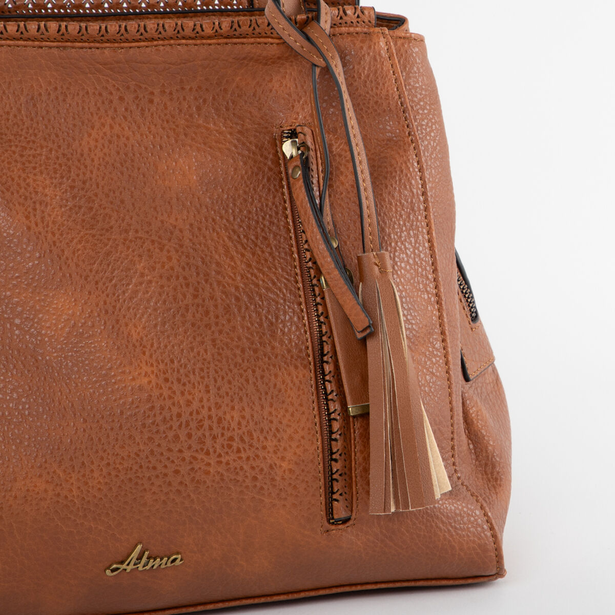 Cartera Ecocuero Café Alma
