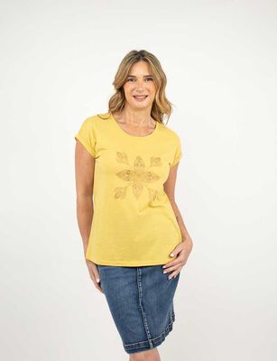 Imagen 1 del producto Polera Manga Corta Mujer Portman Club Amarillo, Azul, Celeste, Crudo, Negro