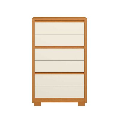 Cómoda Vekkahome Unno 6 Cajones Beige