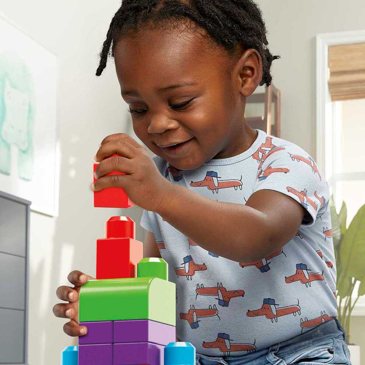 Juguete Clásica Bolsa de Construcción 60 Piezas Mega Bloks
