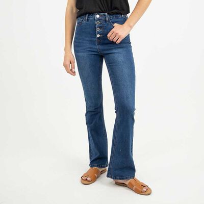 Jeans Flare Mujer Zibel
