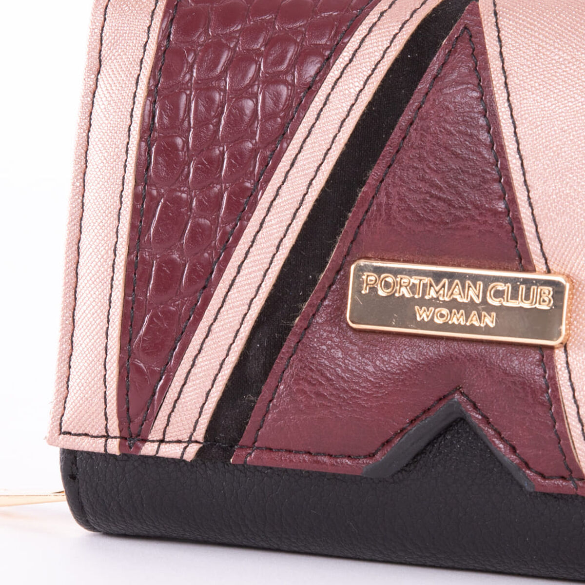 Billetera Ecocuero  Negro Portman Club