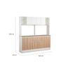 Mueble de Cocina CIC Ibiza 1 Cajón 8 Puertas Blanco Alpino