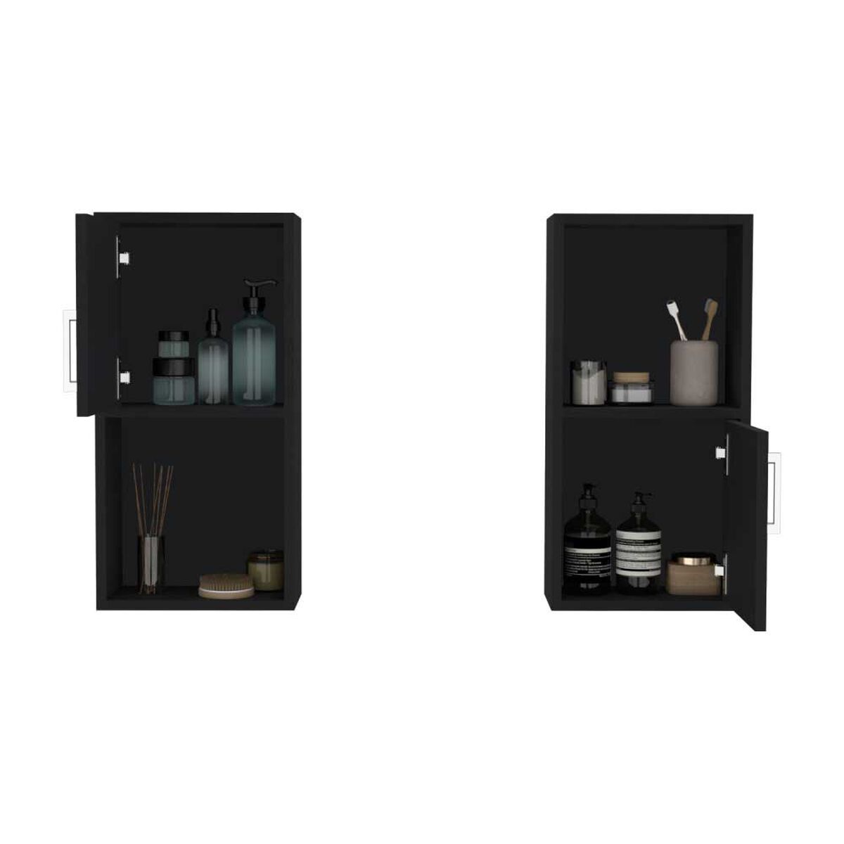 Mueble Auxiliar TuHome Bath 51 2 Puertas Wengue