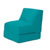 Sof&aacute; Cama Latam Home Velvet Bari 1 Cuerpo Turquesa