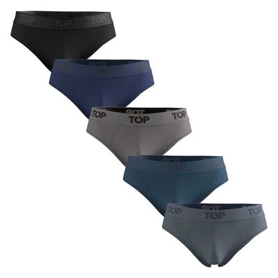 Imagen 1 del producto Pack 5 Slip Algodón Hombre Top Color-11