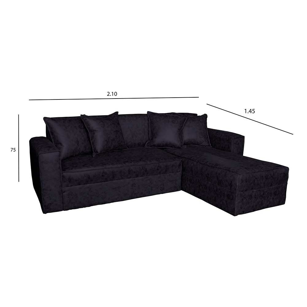 Modular A&M Home Fernanda 2,2 Cuerpos Negro
