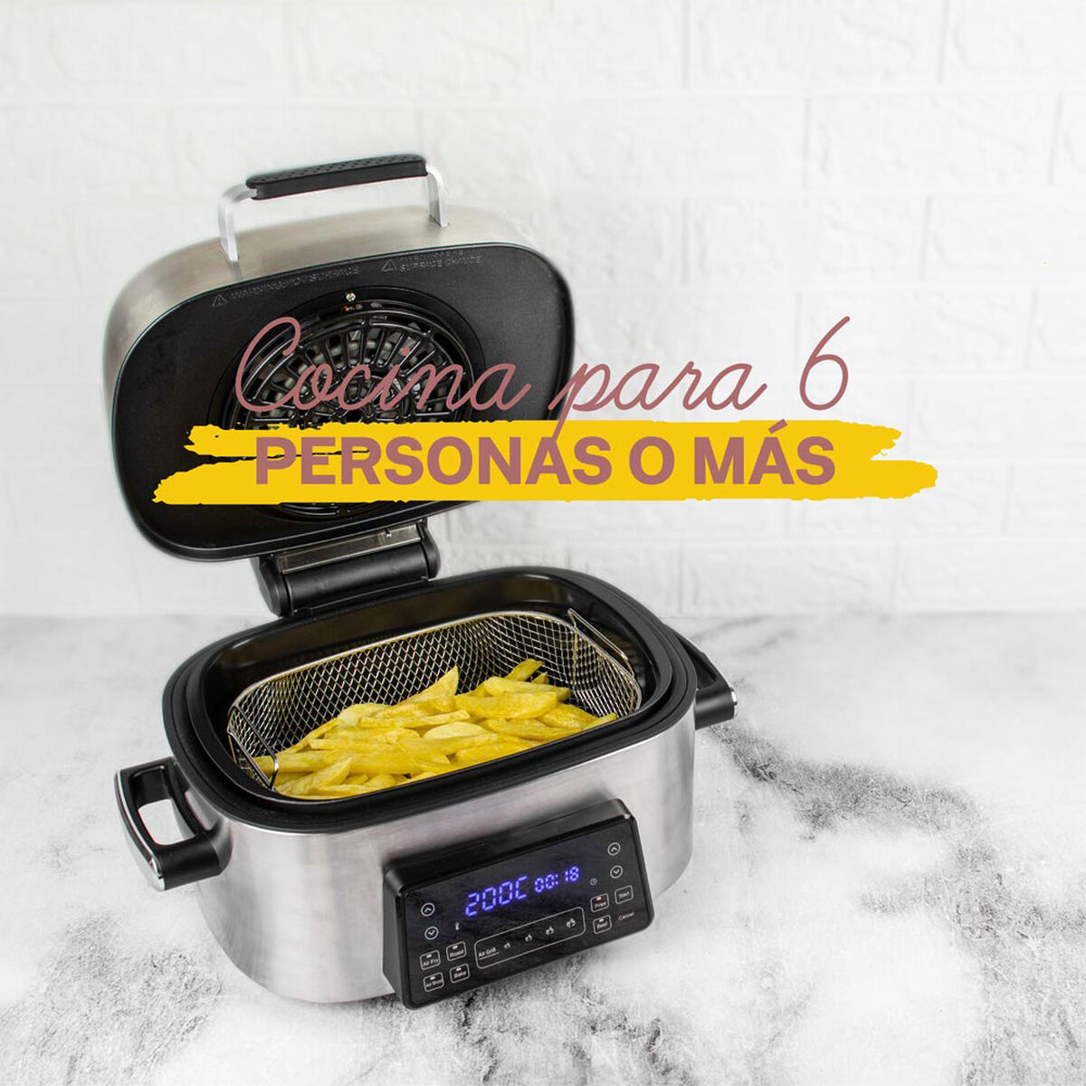 Parrilla Freidora de Aire EasyWays Air Fryer Grill 6 lts.