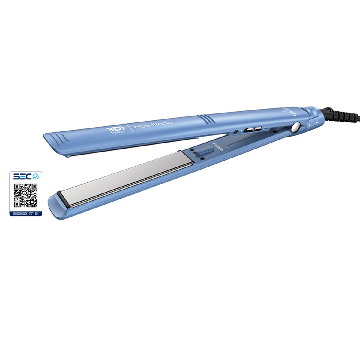 Alisador Gama Elegance 3D Blue Titanio