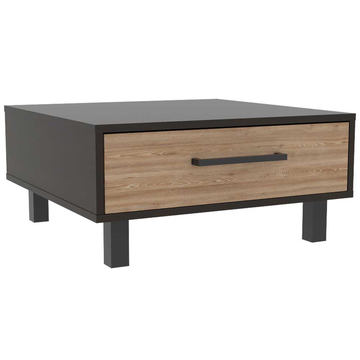 Combo Rack TV 55" + Bar Alto + Mesa Centro Kaia Wengue Miel Tuhome