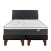 Cama Europea Flex Base Dividida King Mallorca + Respaldo Modern