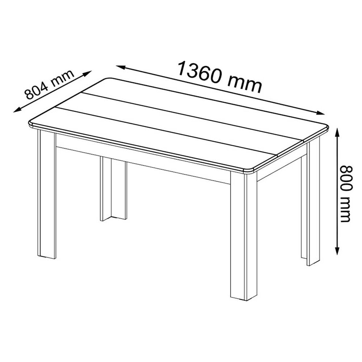Juego de Comedor Jdo & Design Lia 6 Sillas Café