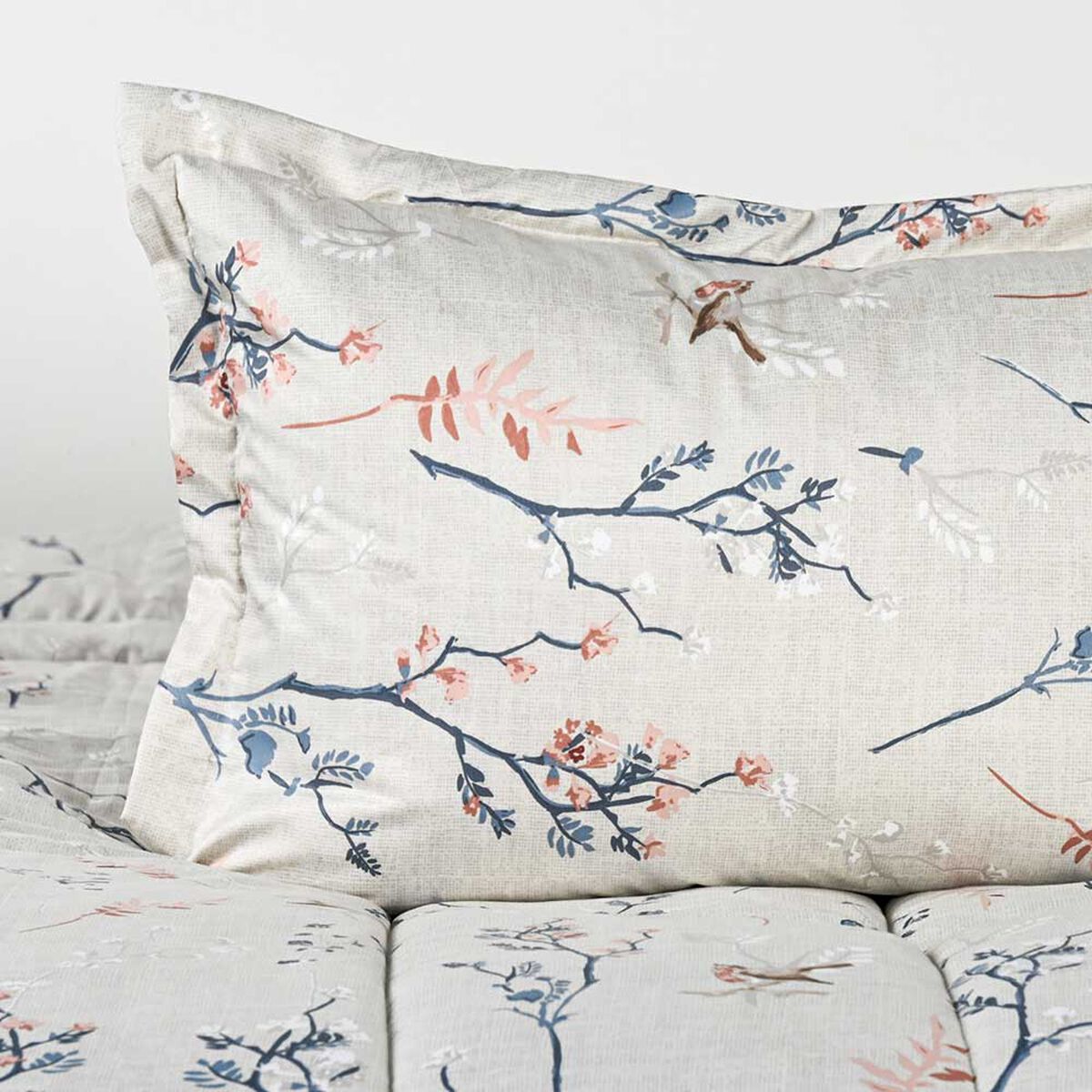 Plumón Estampado Cannon 1,5 Plazas Birdy