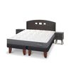 Cama Europea CIC Base Dividida 2 Plazas Anatomic + Respaldo + 2 Veladores Gales