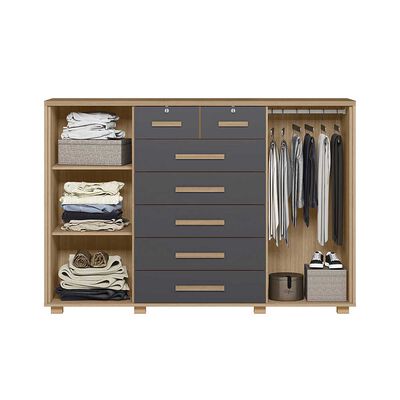 Imagen 2 del producto Cómoda Vekkahome Fontana 7 Cajones Gris