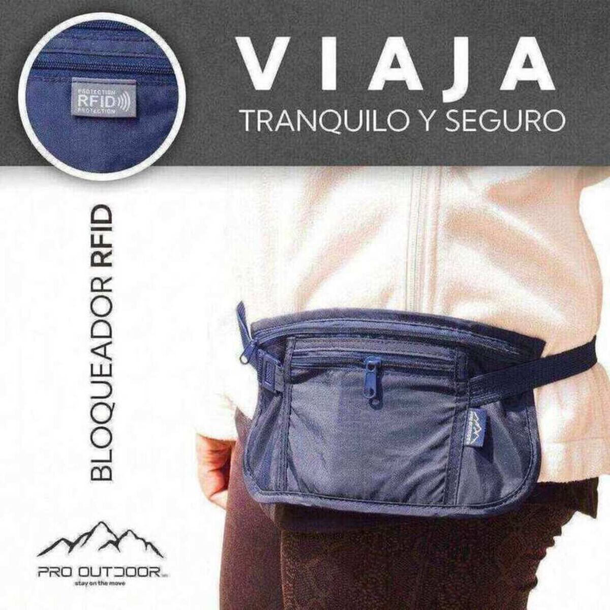 Banano para Viajes Azul Pro Outdoor