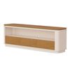 Rack TV Vekkahome Gem Hasta 60" Blanco